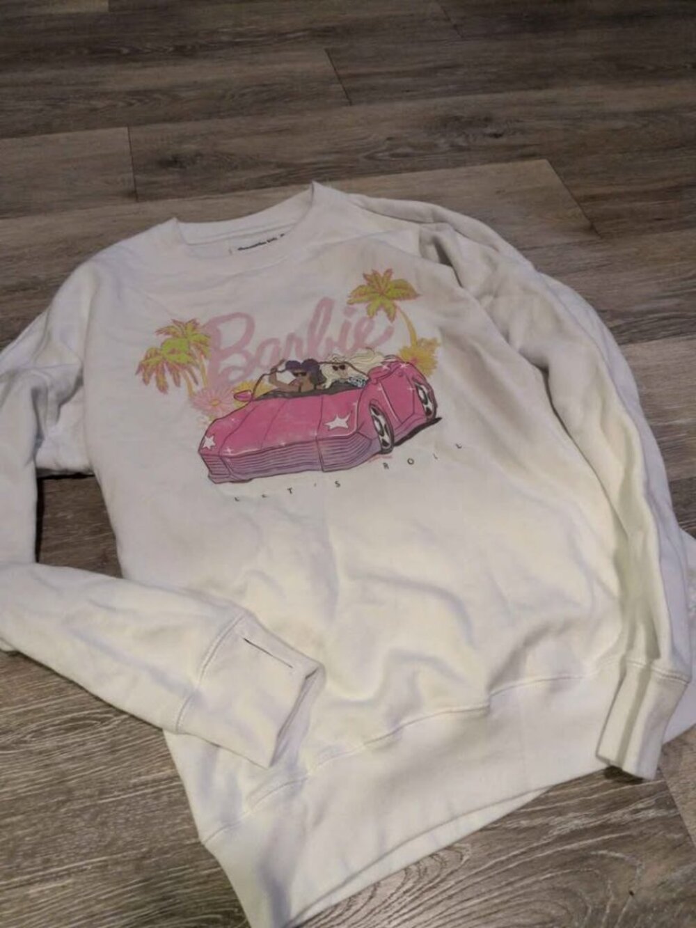 Barbie Palm Tree Sweatshirt abercrombie kids 15/16